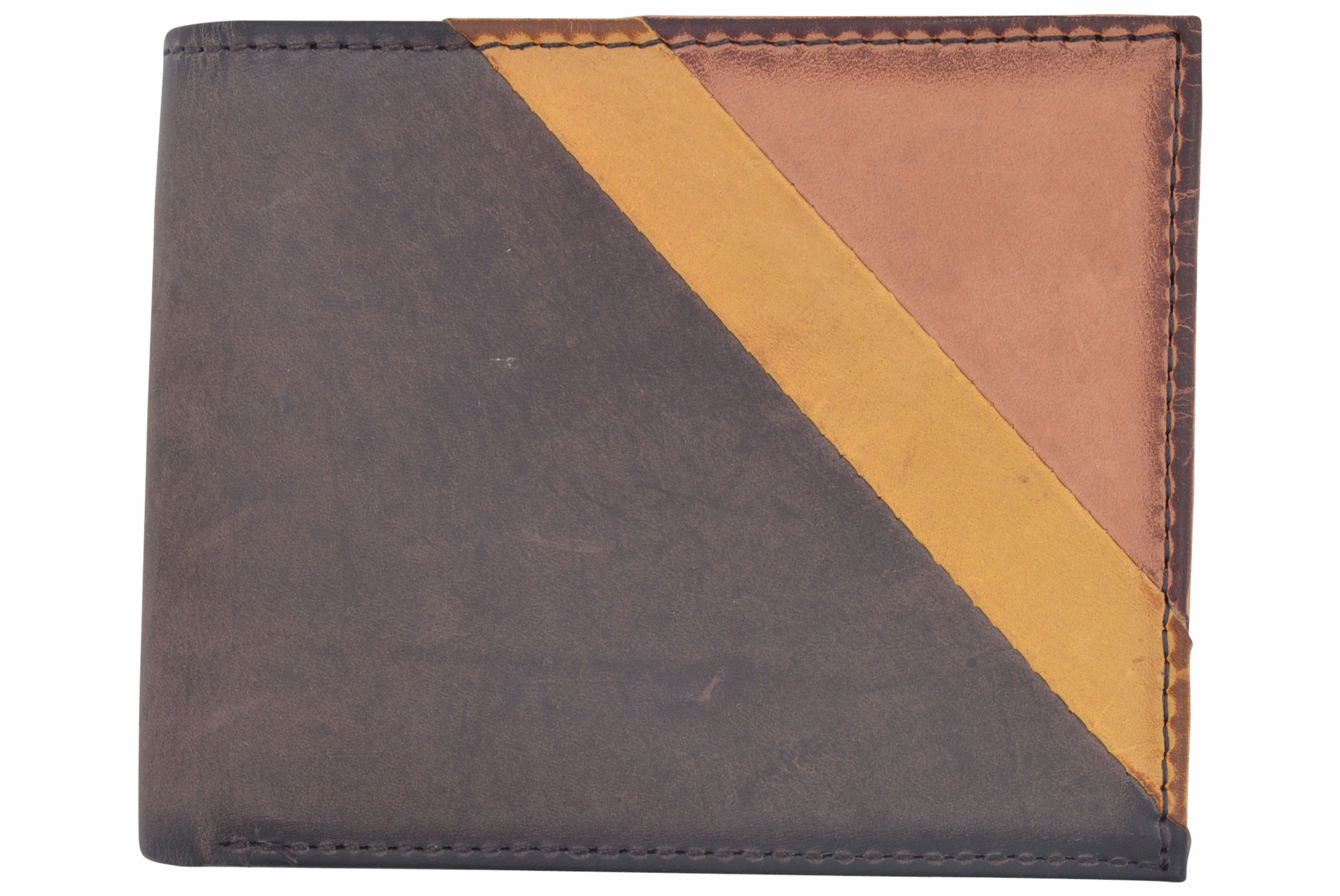 Men'S Leather Wallet Rfid Blocking Slim Bifold With 9 Credit Card Pockets & Id Window Clearance Event Alert