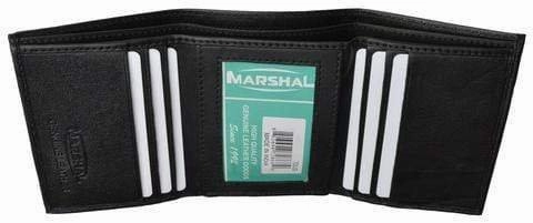 Save Big Online Clearance Event Men'S Premium Genuine Leather Credit Card Id Trifold Wallet Pt55