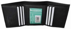 Save Big Online Clearance Event Men'S Premium Genuine Leather Credit Card Id Trifold Wallet Pt55