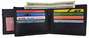 Men'S Real Leather Wallet Credit Debit Card Holder Rfid Blocking Removable Id Bifold Wallets For Men Gift Box Surprise Discount Today Flash Offer Today