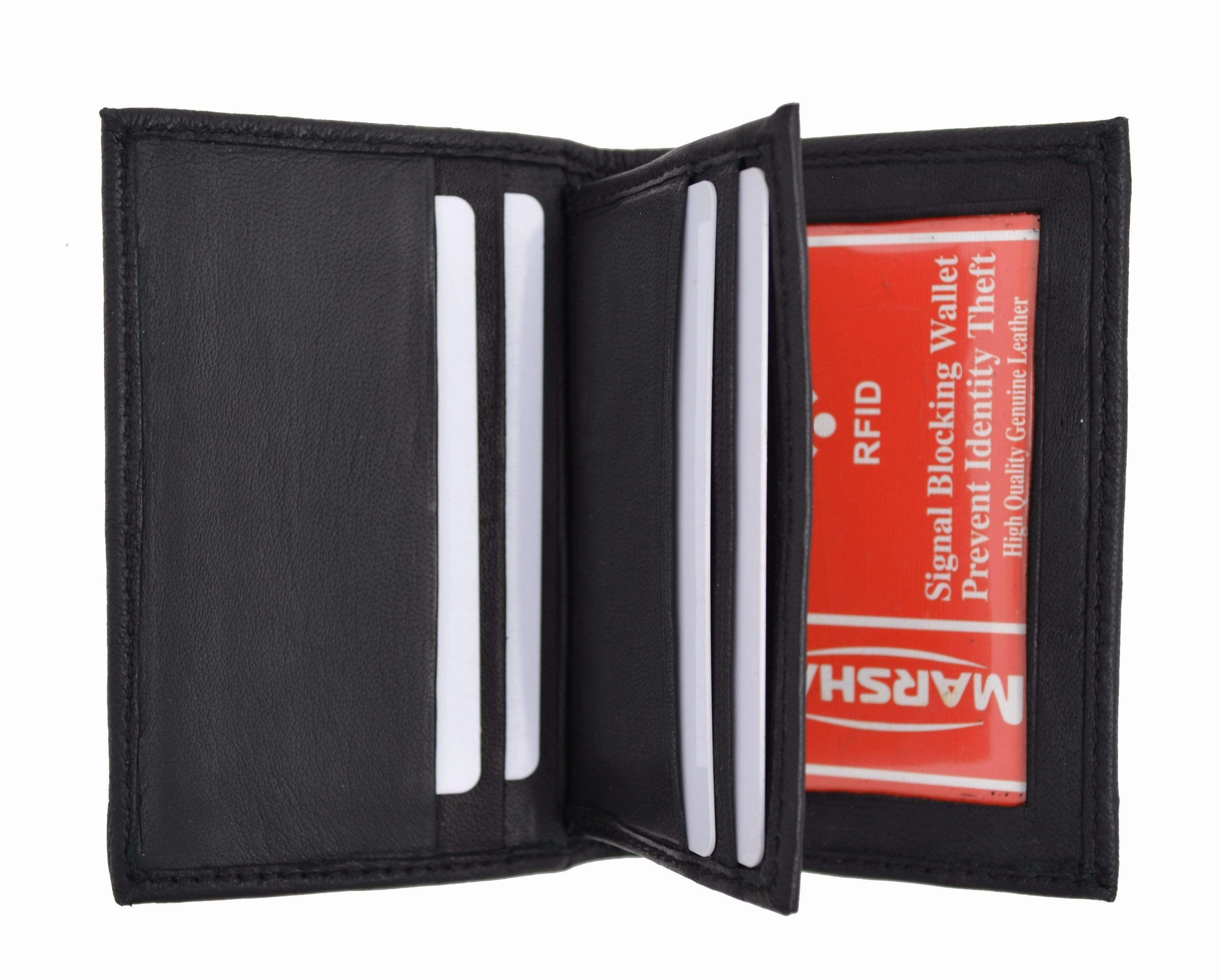 Men'S Rfid Blocking Soft Premium Leather Center Flap Credit Card Id Holder Bifold Wallet Rfidp155 Hot Pick Sale Daily Special Offer