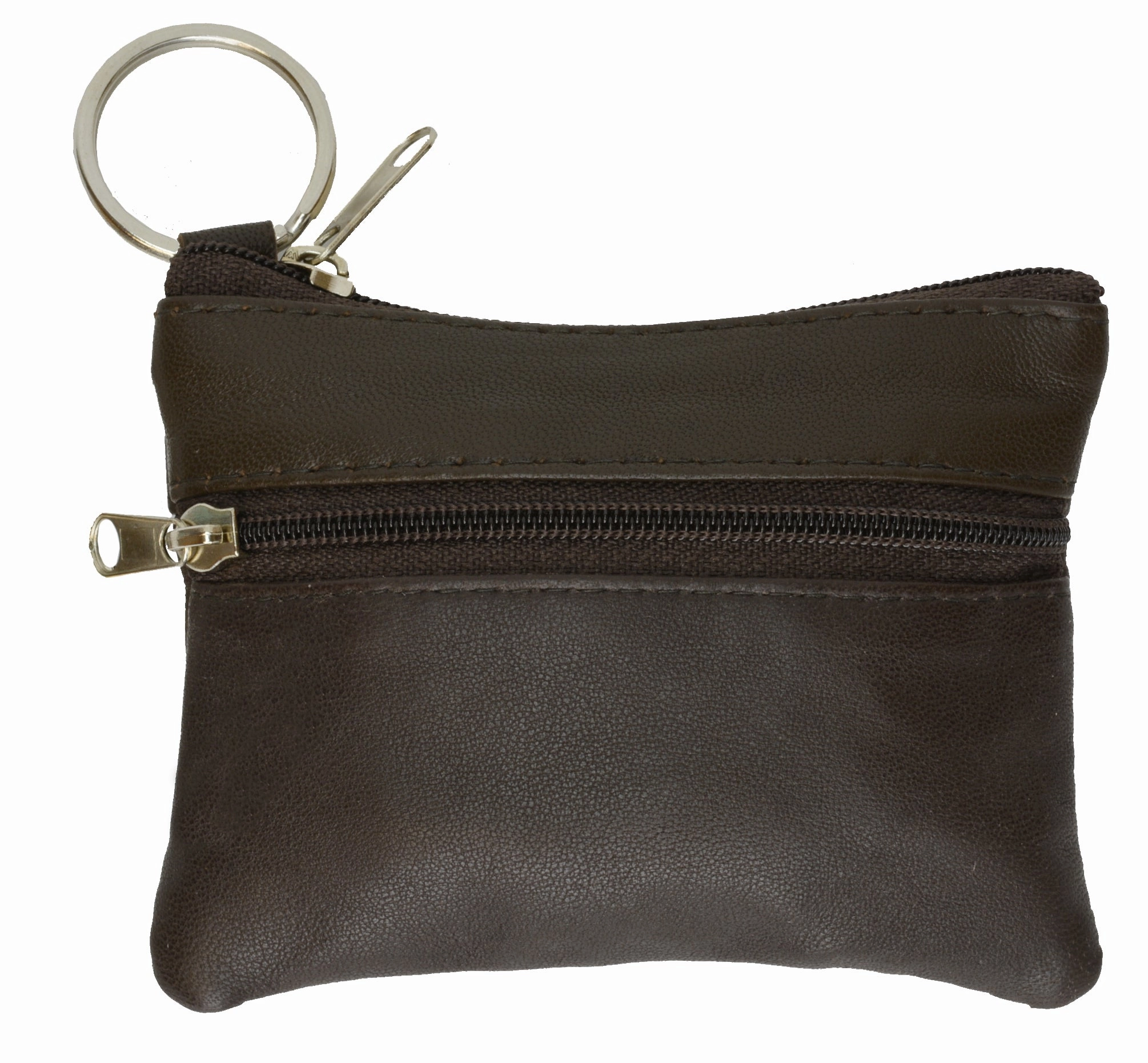 Men, Woman, Genuine Leather Coin Purse Cowhide Change Purse Coin Pouch, Key Ring Limited Offer Alert