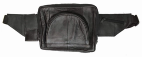 Men Women Leather Waist Pouch Fanny Pack Multiple Pockets Cellphone Holder 406 (C) Flash Sale Now Dont Miss These Savings
