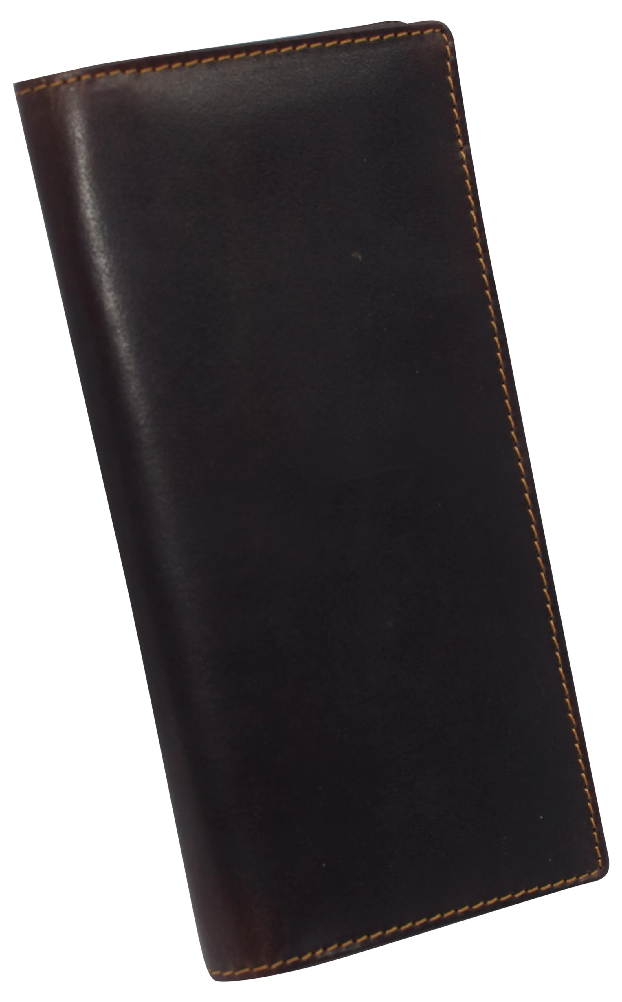 Special Deals Online Men'S Genuine Buffalo Leather Long Basic Checkbook Cover Rfid Blocking