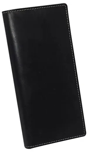 Flash Pick Today Shop Smart Save Men'S Genuine Buffalo Leather Long Basic Checkbook Cover Rfid Blocking