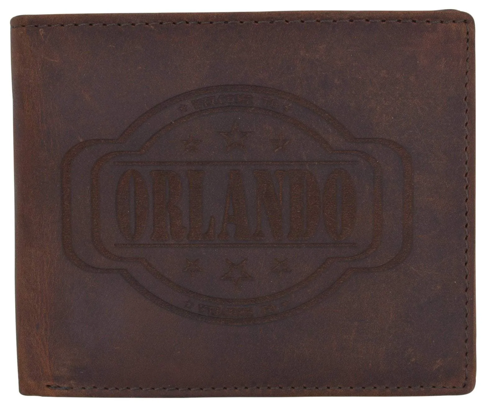 Mens Orlando Printed Logo Rfid Cowhide Leather Mens Rfid Wallet Shop Grab Offer Shop Todays Picks