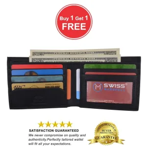 Mens Slim Bifold Wallet Rfid Blocking Minimalist Front Pocket Wallets For Men - Thin & Stylish Exclusive Online Discount Deal Frenzy Today