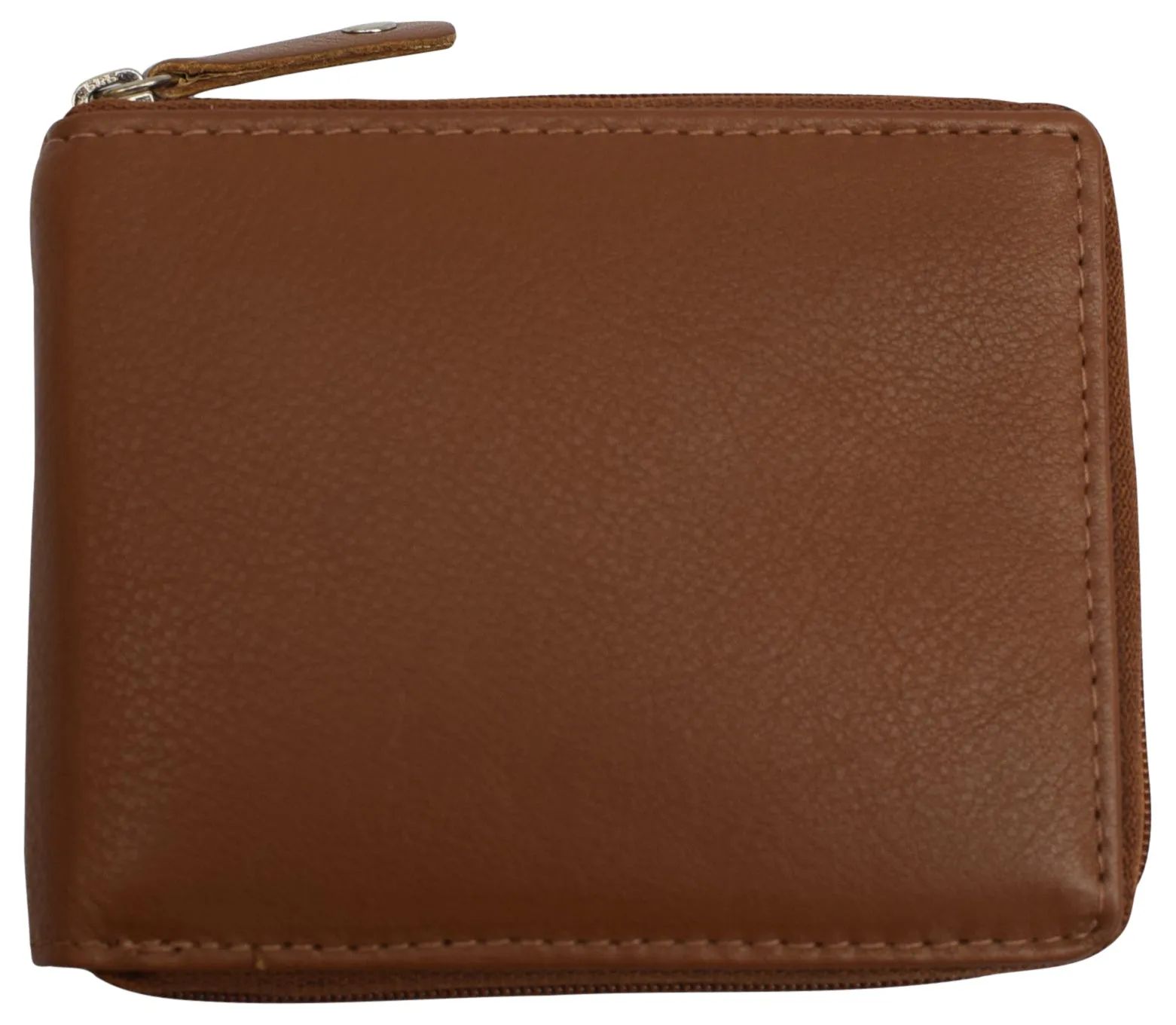 Men'S Zipper Rfid Blocking Premium Leather Zip-Around Id Bifold Wallet By Swiss Marshall Grab It Before Gone Trending Today Steal