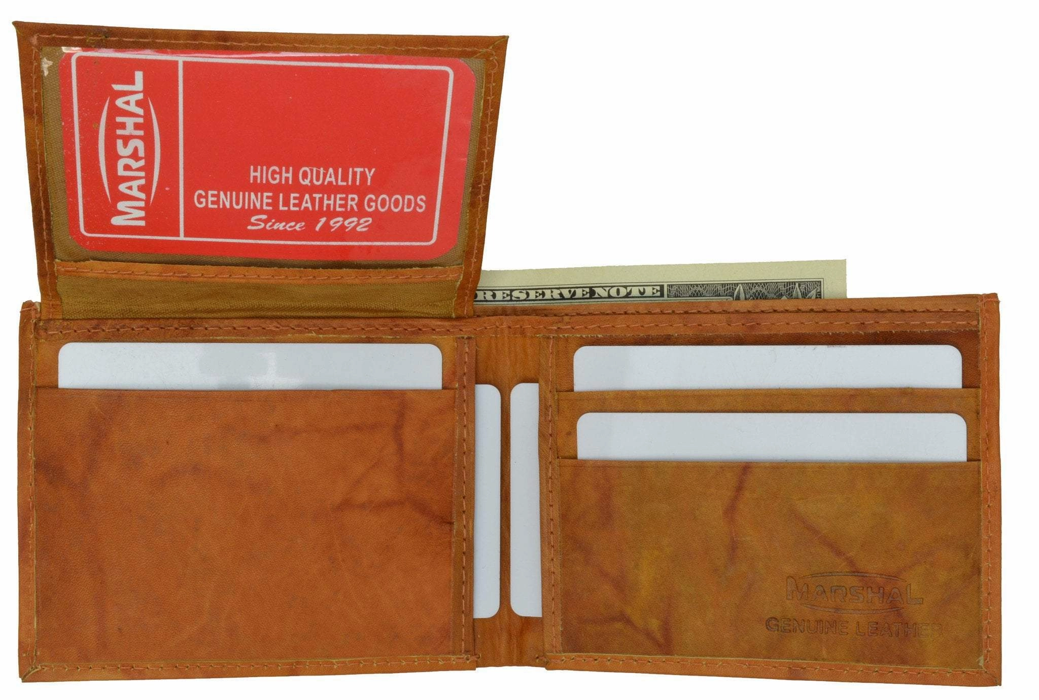 Mens Bifold Wallet With Id Window And Credit Card Slots 578 Cf Deal of the Day