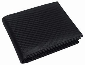 Special Surprise Sale Mens Carbon Fiber Leather Bifold Wallet With Id Window Rfid Blocking Multi Card Holder Front & Back Pocket Wallet For Men With 2 Money Compartments