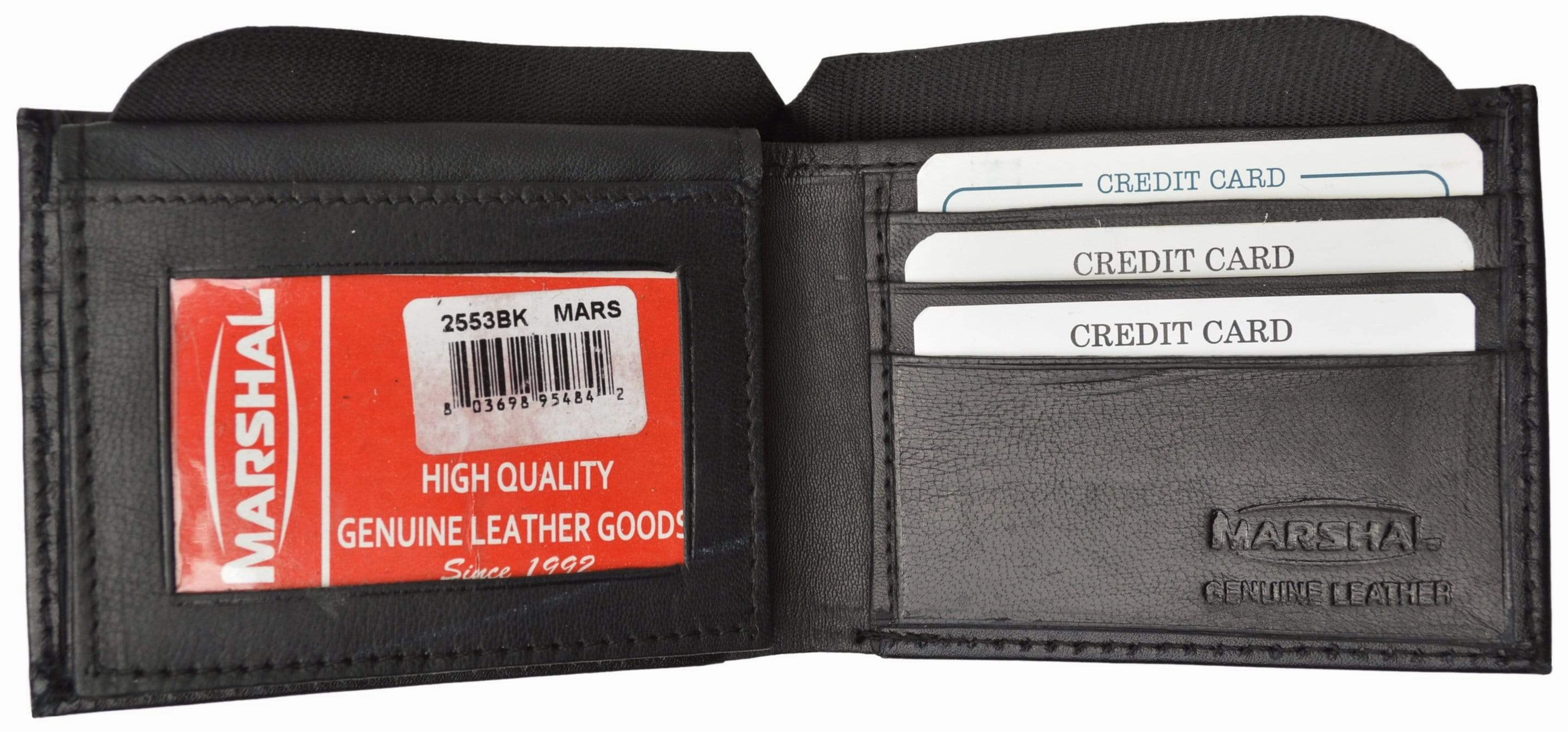 Deal of the Day Exclusive Holiday Deal Mens Key Id Holder Soft Leather Bifold Wallet 2553