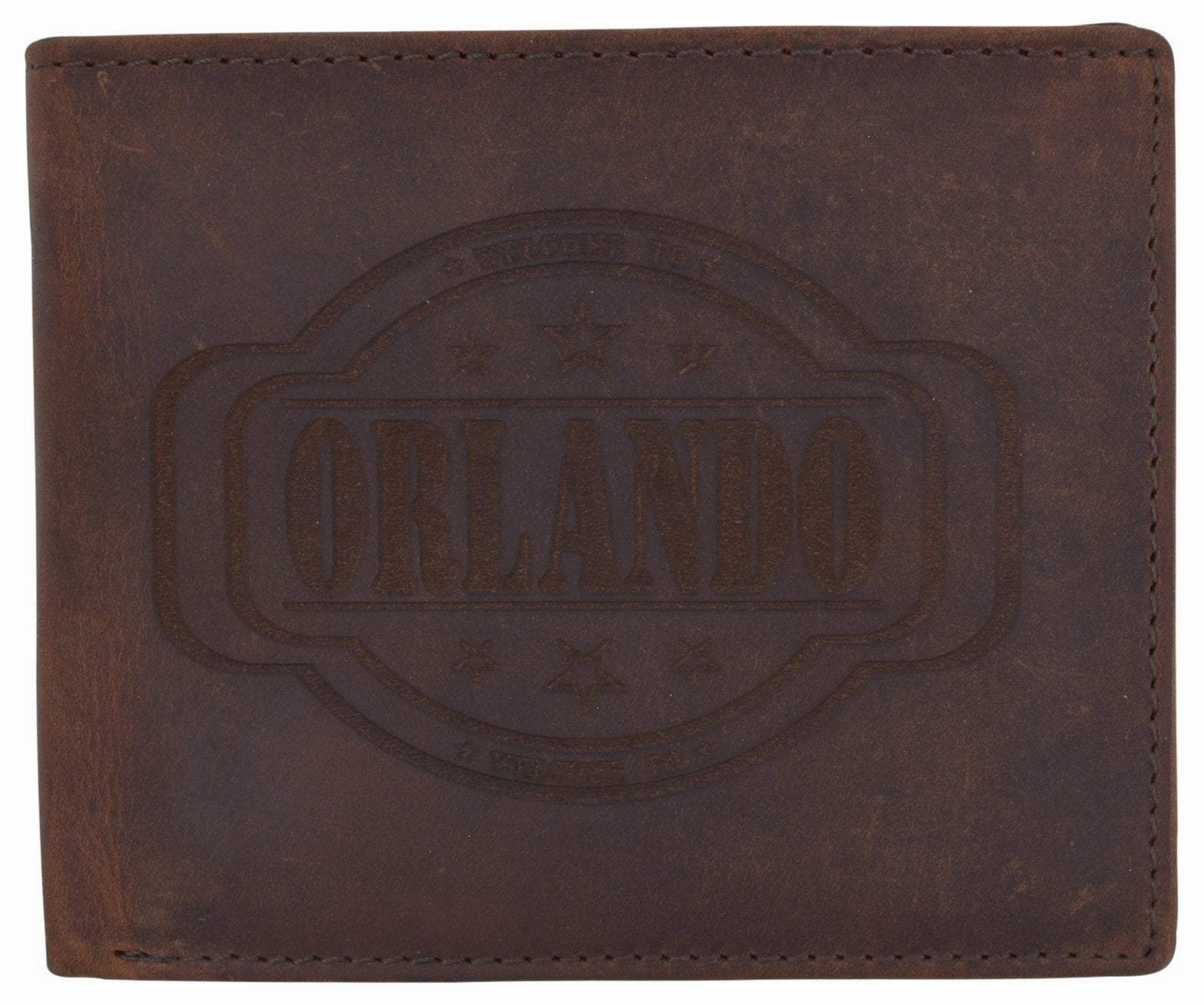Mens Orlando Printed Logo Rfid Cowhide Leather Mens Rfid Wallet Shop Grab Offer Shop Todays Picks