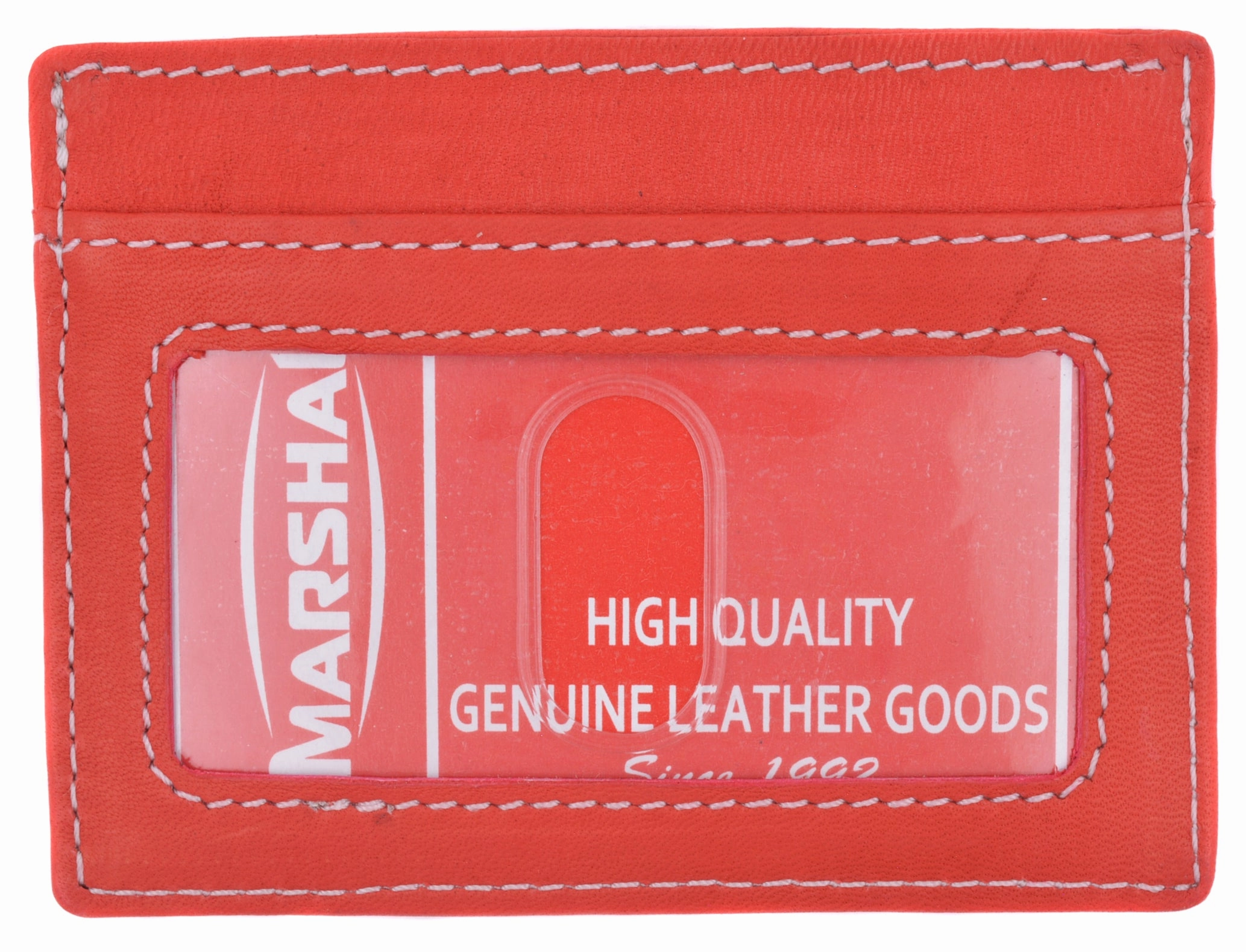 Mens Slim Leather Wallet Card Holder Window Credit Cash Id Pocket Thin Minimal Today Only Offer