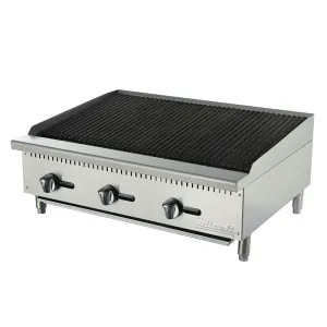 Migali - C-RB36, 36" Wide Radiant Broiler Natural Gas/ Liquid Propane BTU105000
