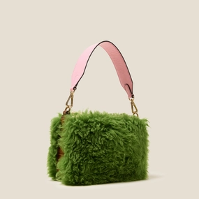 Exclusive Savings Event Shop Smart Deals Mini Softie Leather Crossbody Bag - Sheepskin Colourblock Green
