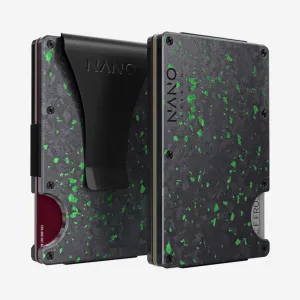 Money Clip Wallet (Nero/Verde) Grab It Now