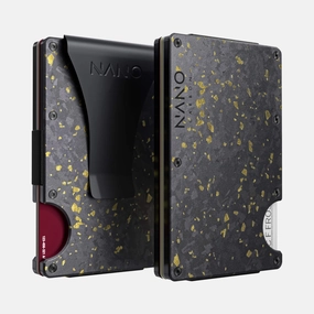 Instant Savings Deal Best Deal Alert Money Clip Wallet (Nero/Oro)