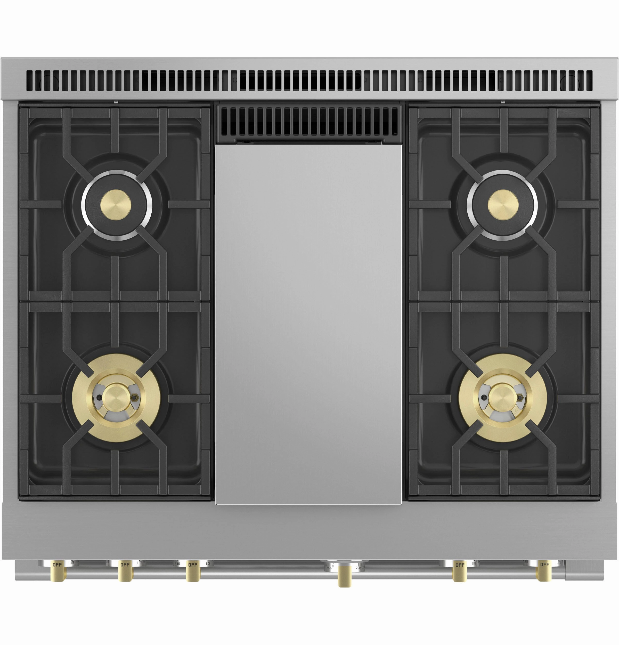 Monogram ZGP364NDTSS Monogram 36" All Gas Professional Range With 4 Burners An Griddle (Natural Gas)