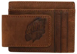 Mens Front Pocket Wallet Money Clip Leather Slim Rfid Blocking Magnet Card Case New Arrival Discount Hot Item Clearance