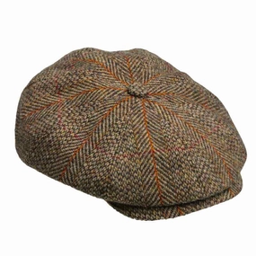 Mega Savings Now Price Slash Today Laksen Bakerboy Mens Tweed Cap - Orkney Tweed