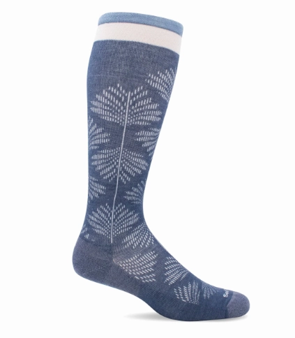 Sockwell Women'S Full Floral Graduated Compression Socks (Wide Calf) Biggest Savings Now