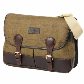 Limited Edition Offer Laksen Belgravia Saddle Bag - Firle Tweed