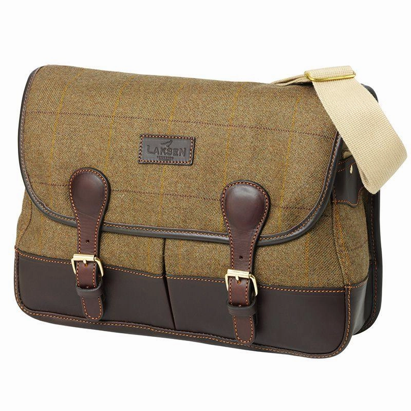 Limited Edition Offer Laksen Belgravia Saddle Bag - Firle Tweed