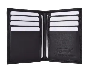 Trending Now Offer New Men'S Premium Leather Rfid Blocking Bifold Credit Card Id Holder Wallet With Zippered Pocket Rfidp76