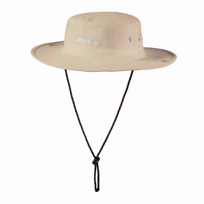 Musto Evolution Fast Dry Brimmed Hat - Light Stone Price Drop Alert