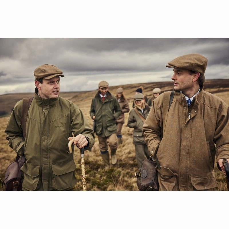 Shop Today Save Schoffel Ptarmigan Countryman Tweed Flat Cap - Corry Tweed