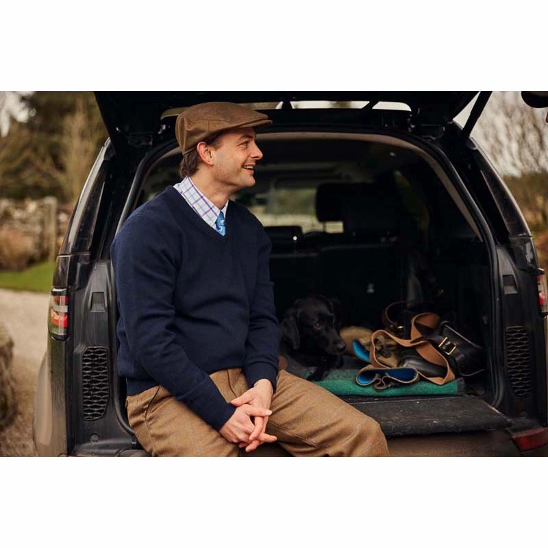 Price Drop Today Clearance Steal Today Schoffel Ptarmigan Countryman Tweed Flat Cap - Corry Tweed