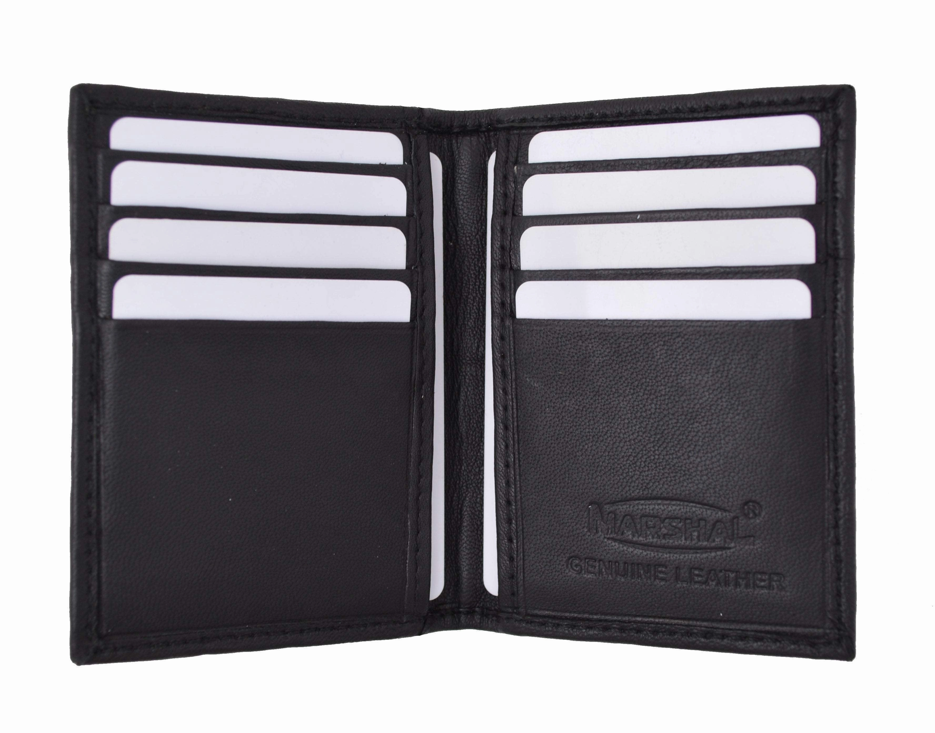 Trending Now Offer New Men'S Premium Leather Rfid Blocking Bifold Credit Card Id Holder Wallet With Zippered Pocket Rfidp76