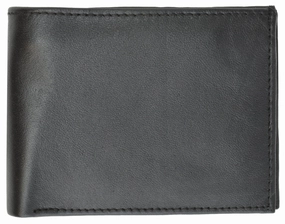 Hot Pick Online Mega Discount Today New Mens Bifold Genuine Leather Wallet Multi Credit Card Id License Slim Black