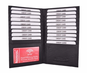 New Rfid Blocking Premium Genuine Crocodile Pattern Leather Bifold Credit Card Id Holder Rfidp1529Cr (C) Online Exclusive Savings