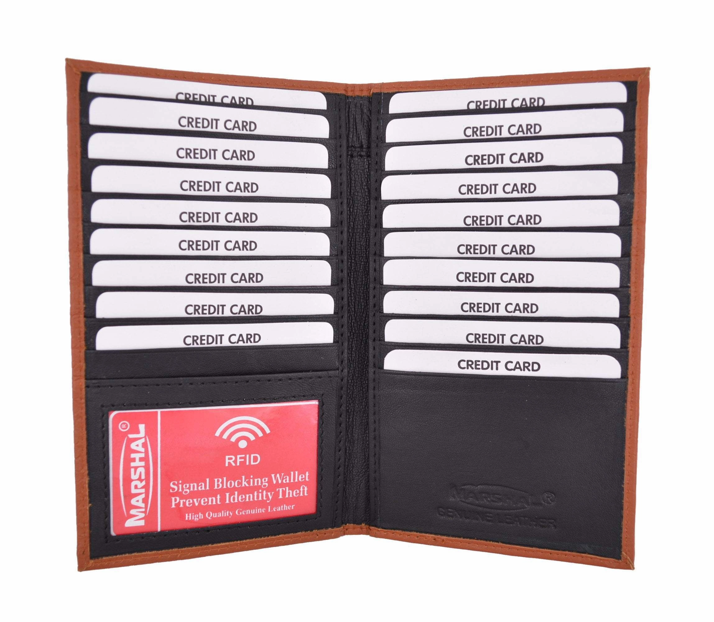 New Rfid Blocking Premium Genuine Crocodile Pattern Leather Bifold Credit Card Id Holder Rfidp1529Cr (C) Shop Smart Deals