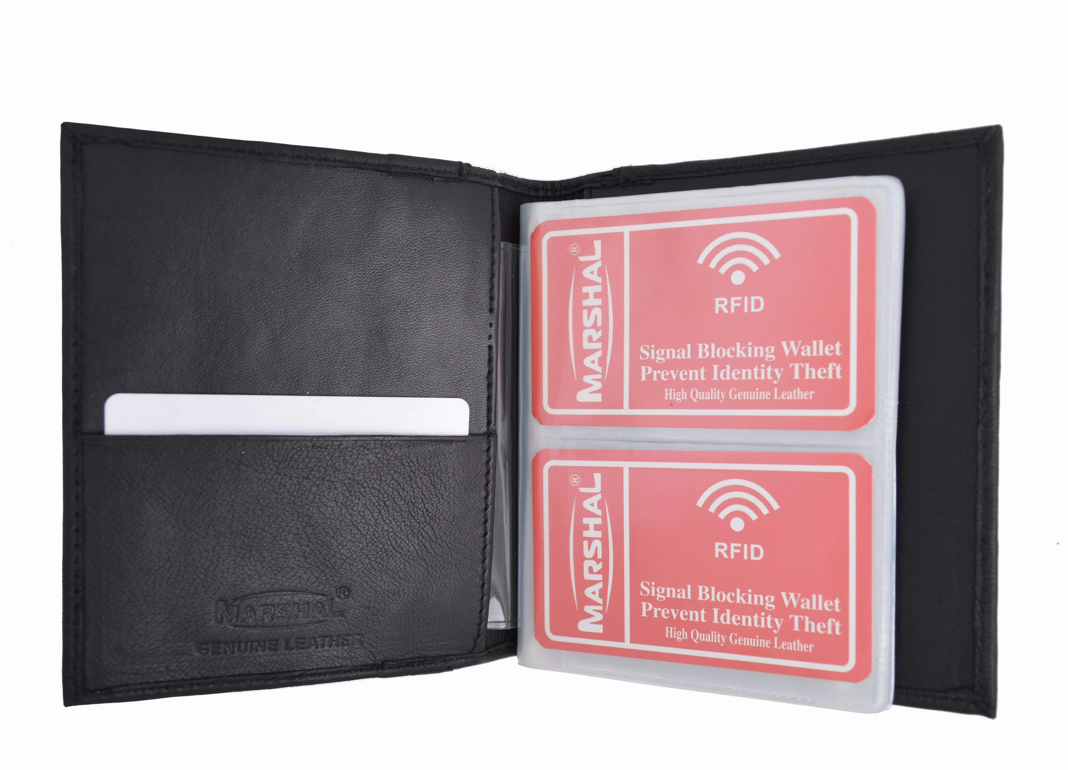 Hot Offer Inside New Rfid Blocking Soft Genuine Leather Multi Credit Card Holder Wallet Rfidp2570