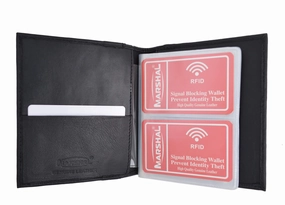 Hot Offer Inside New Rfid Blocking Soft Genuine Leather Multi Credit Card Holder Wallet Rfidp2570