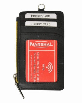 New Rfid Premium Leather Id Window Credit Cards Zipper Neck Wallet Rfid P 861 (C) Dont Wait Save Today