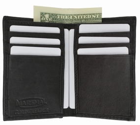 Gift Sale Event New Slim Thin Mens Bifold Genuine Leather Id Wallet Credit Card Holder 71 (C)