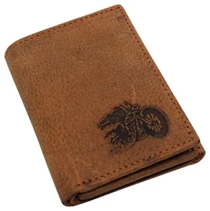 Swiss Marshall Rfid Blocking Men'S Motorcycle Genuine Leather Bifold Trifold Wallets Best Deal Alert