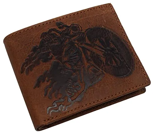 Mega Sale Now Today Only Discount Alert Swiss Marshall Rfid Blocking Men'S Motorcycle Genuine Leather Bifold Trifold Wallets