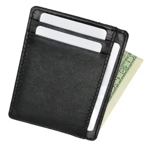 Hot Pick Online Unmissable Deal Today Rfid Blocking Minimalist Genuine Leather Slim Front Pocket Wallet Rfid P 5 (C)