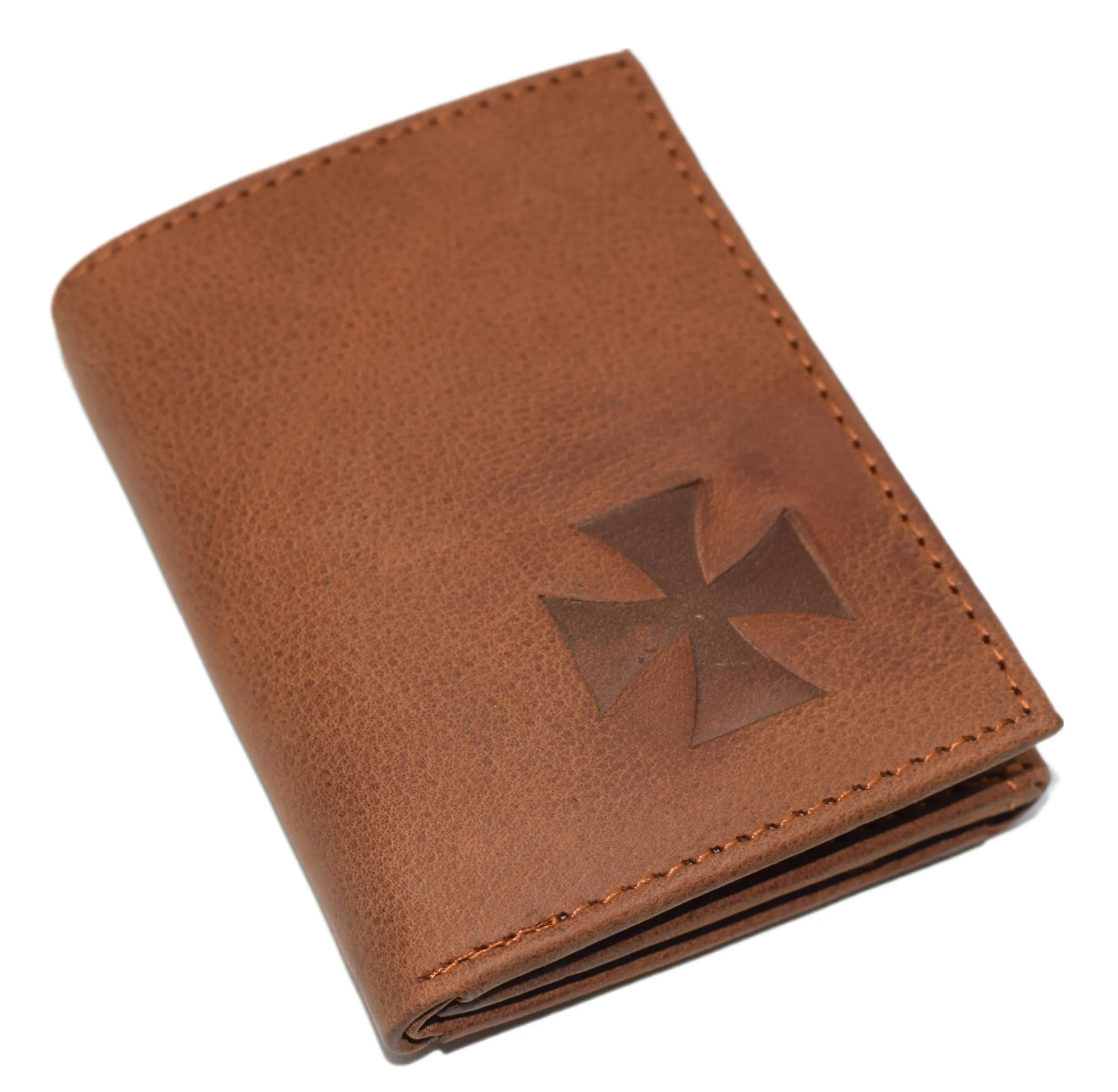 Marshal Templar Cross Rfid Blocking Genuine Leather Bifold Trifold Wallet For Men (Bifold) Today Only Savings Limited Offer Alert