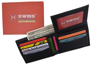 Mega Sale Now Rfid Blocking Mens Premium Leather Credit Card Bifold Wallet W/ Removable Id Holder