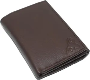 Grab Your Deal Today Todays Special Savings Cavelio Genuine Leather Mens Rfid Blocking Slim Trifold Wallet Back Id Window With Gift Box (Black)