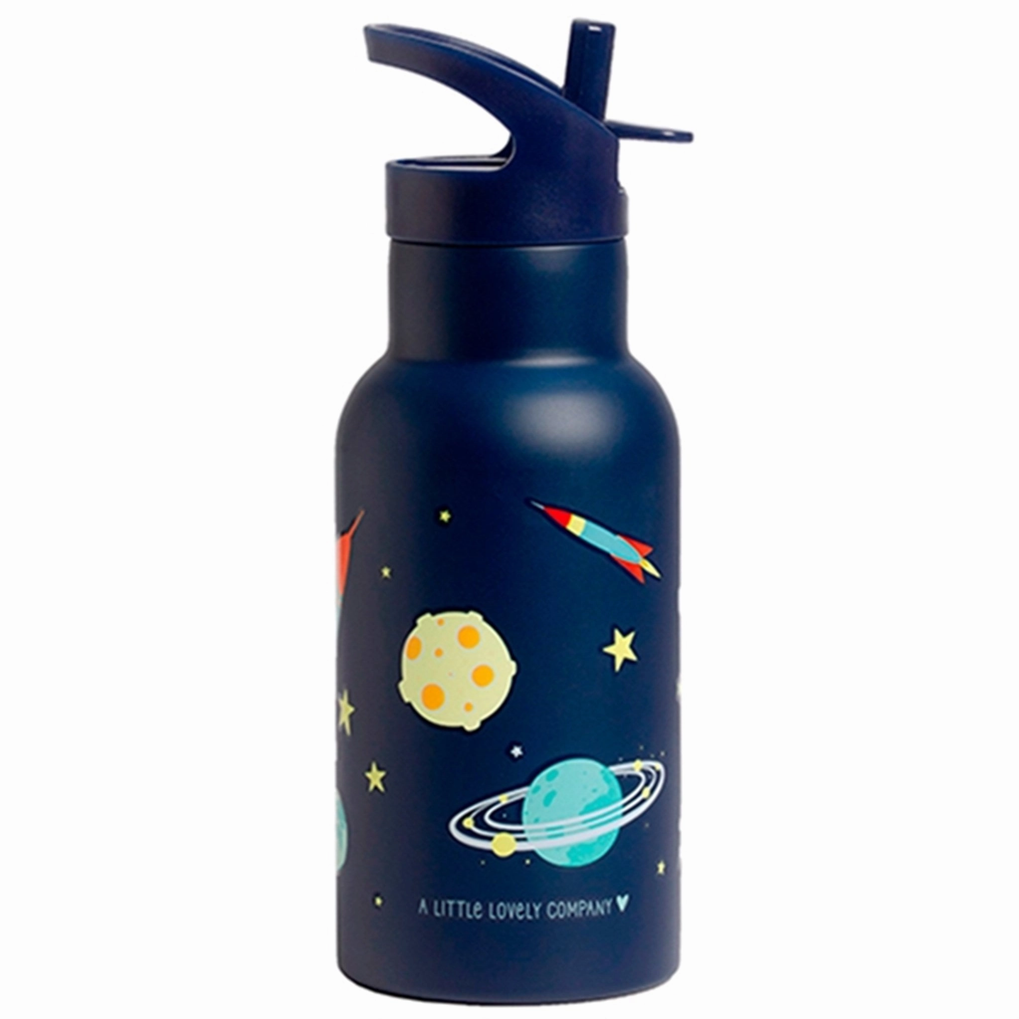 Sale Ending Soon A Little Lovely Company Stainless Steel Drink Bottle Space