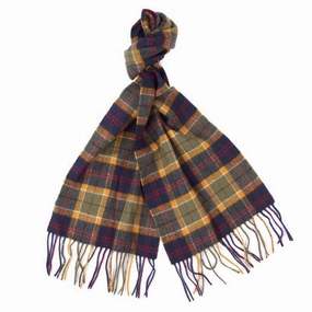 Barbour Tartan Lambswool Scarf - Green/Navy/Red Special Price Today Trending Hot Deal