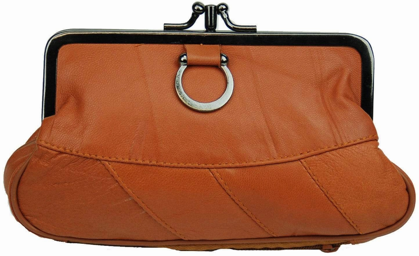 Mega Discount Today Last Chance Offer Genuine Leather Change Purse With Clasp Closure 11-3016 (C)