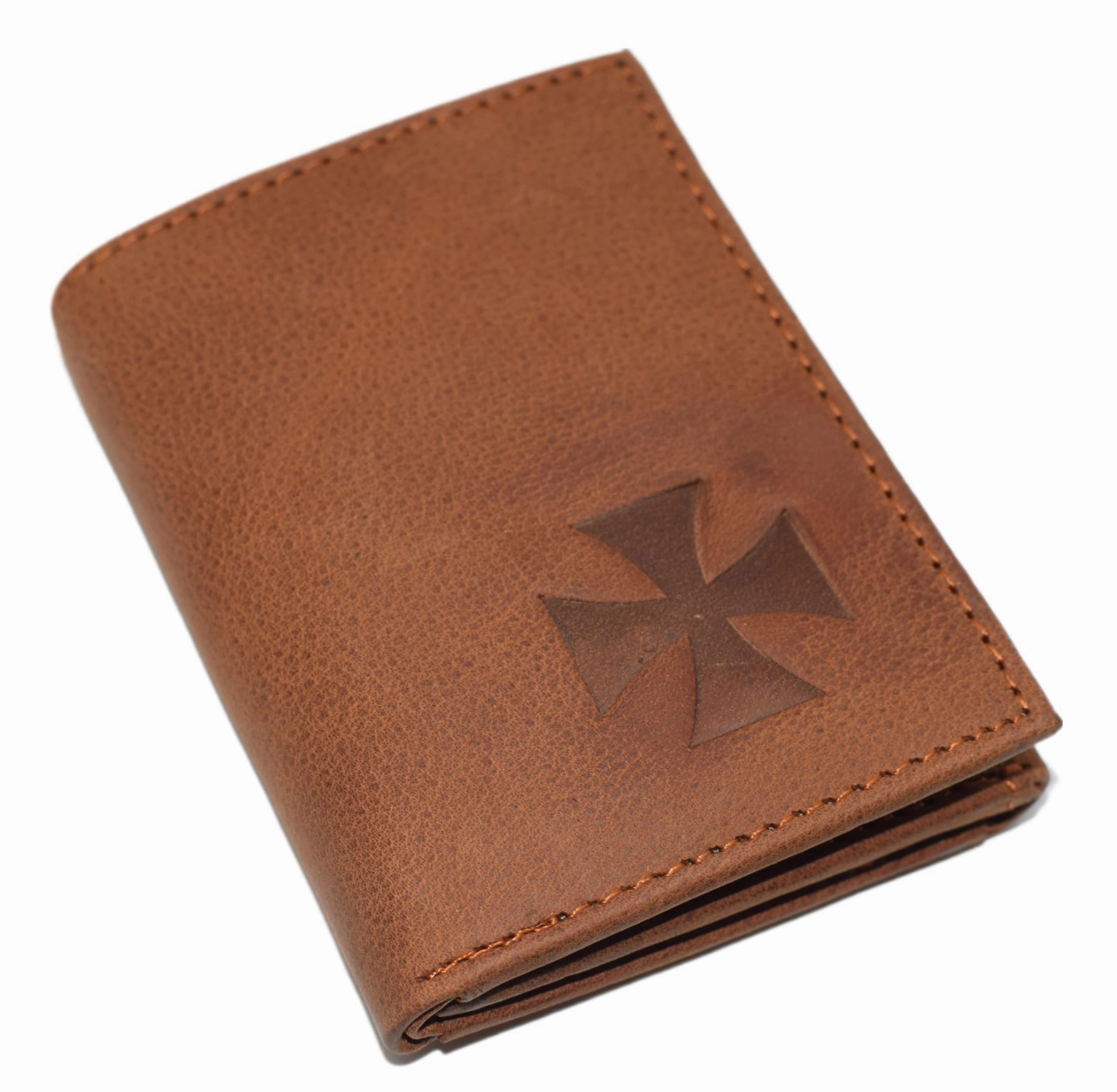 Marshal Templar Cross Rfid Blocking Genuine Leather Bifold Trifold Wallet For Men (Bifold) Today Only Savings Limited Offer Alert