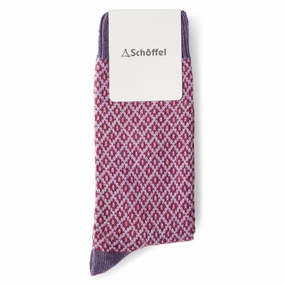 Schoffel Braemar Ladies Merino Socks - Lavender (Uk 4-7) Hot Deals Today Todays Hot Savings